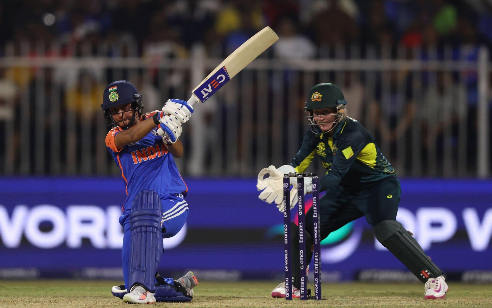 Harmanpreet Kaur’s Final Over Antics Stuns Fans After India’s Defeat To AUS In T20 WC